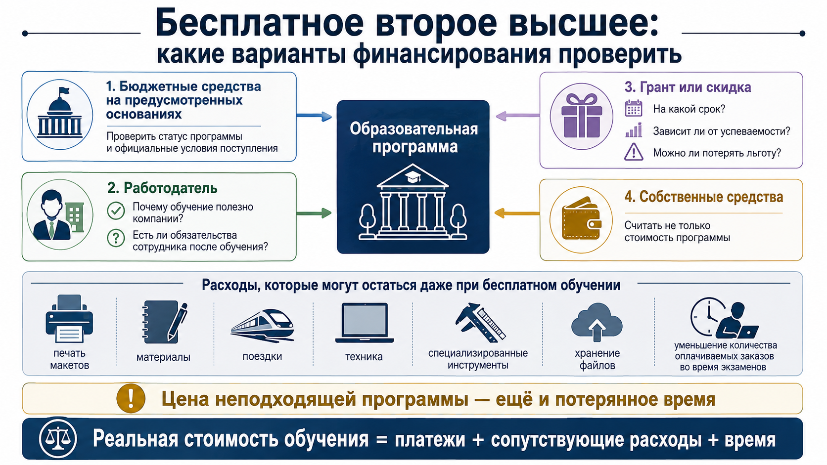 Можно ли получить второе высшее образование бесплатно